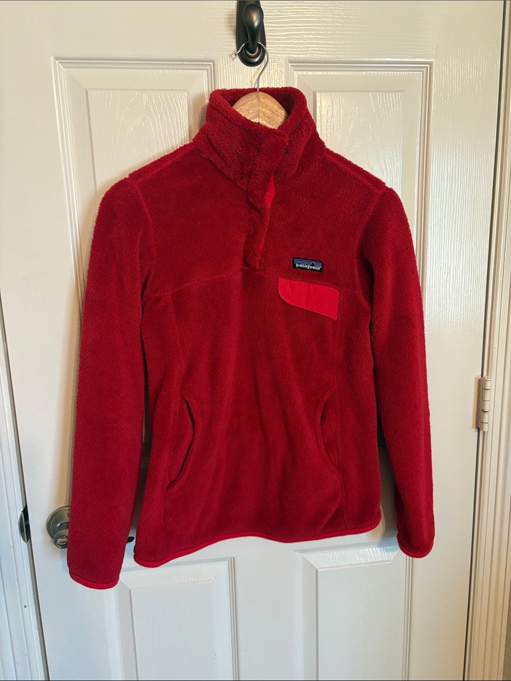 Patagonia Red Fleece Pullover